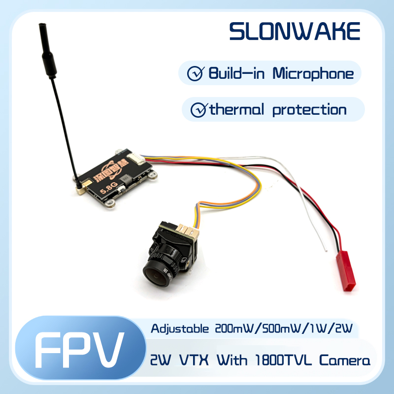 Drone Receiver - Émetteur VTX SLONWAKE 5.8G 56CH 2W