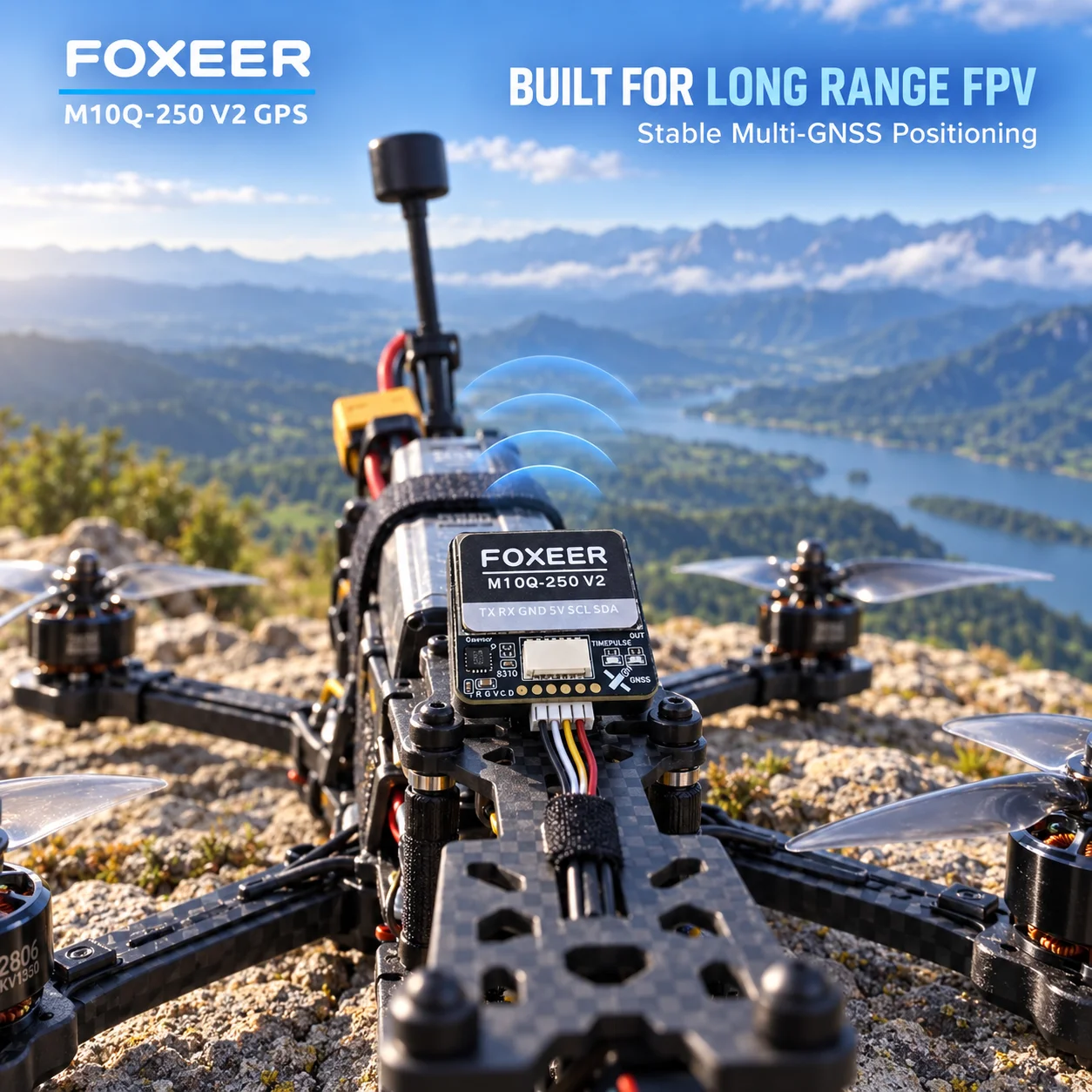 Module GPS FOXEER M10Q-250 V2  - Drone Compass avis et prix